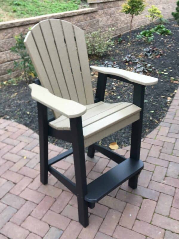 Adirondack Dining Chair with arms.