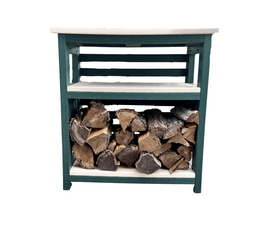 firewood stand